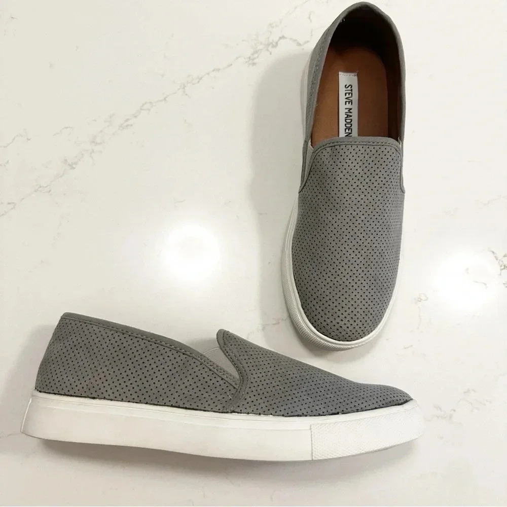 Steve Madden Zarayy Slip On Sneaker | Gray | 8.5